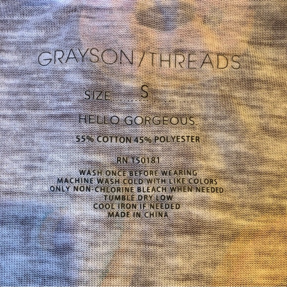 Small Donut Print Pocket Tank - Picture 4 of 4